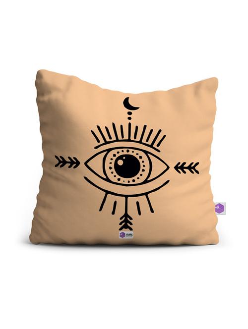 evil eye with arrow printed cushion 16x16 inches | home decor items for living room | gift item for home/office - 18557881 - Very Small Image - 1