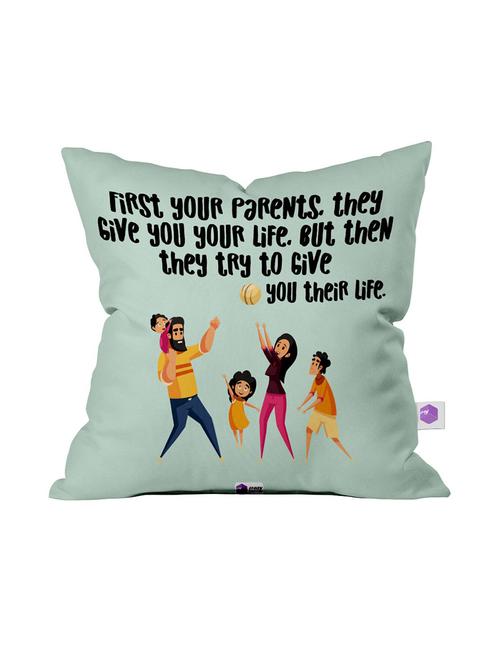 printed square cushion cover - 18558372 - Very Small Image - 1