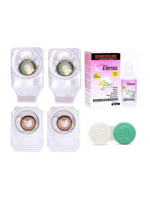 combo pack of 2 pair colored contact lens - 18561784 - Very Small Image - 1