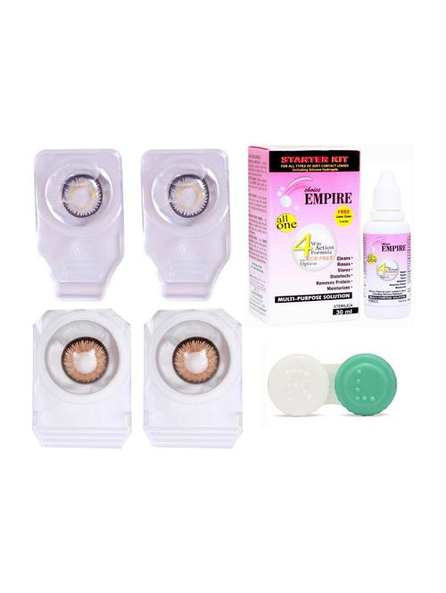 combo pack of 2 pair colored contact lens zero - 18561924 - Very Small Image - 1