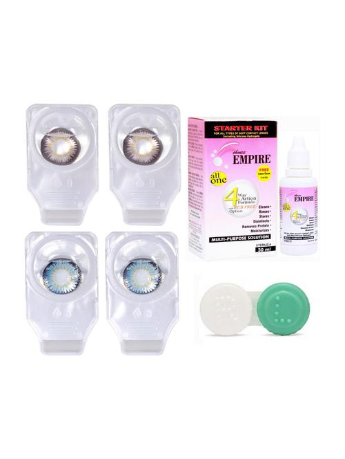 combo pack of 2 pair colored contact lens - 18561944 - Very Small Image - 1