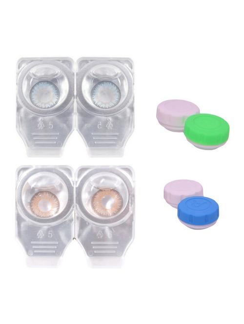 unisex combo contact lenses with case - 18561979 - Very Small Image - 1