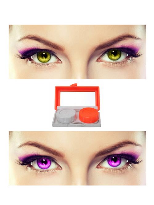 unisex combo contact lenses with kit - 18561981 - Very Small Image - 1