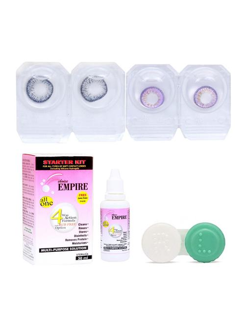 unisex combo contact lenses with case and solution - 18562059 - Very Small Image - 1