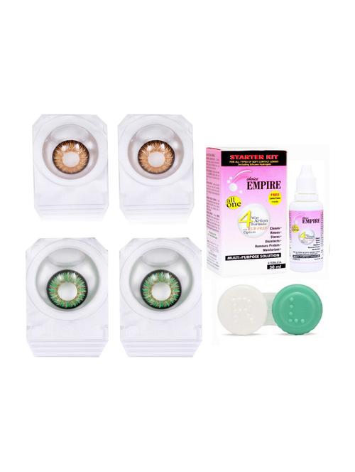 unisex combo contact lenses with case and solution - 18562085 - Very Small Image - 1