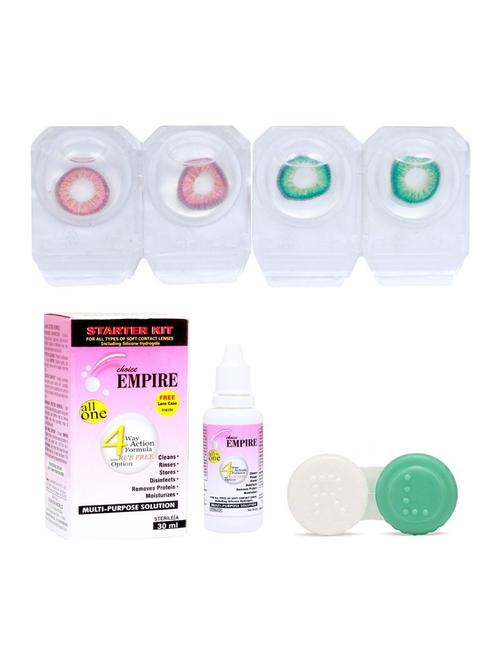 unisex combo contact lenses with case and solution - 18562117 - Very Small Image - 1