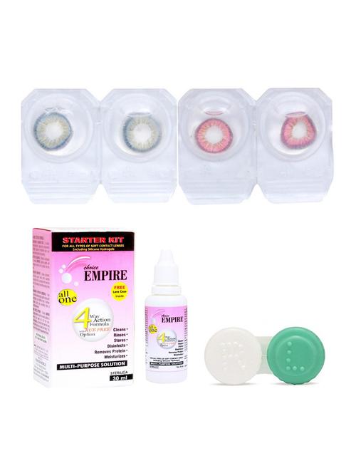 unisex combo contact lenses with case and solution - 18562211 - Very Small Image - 1