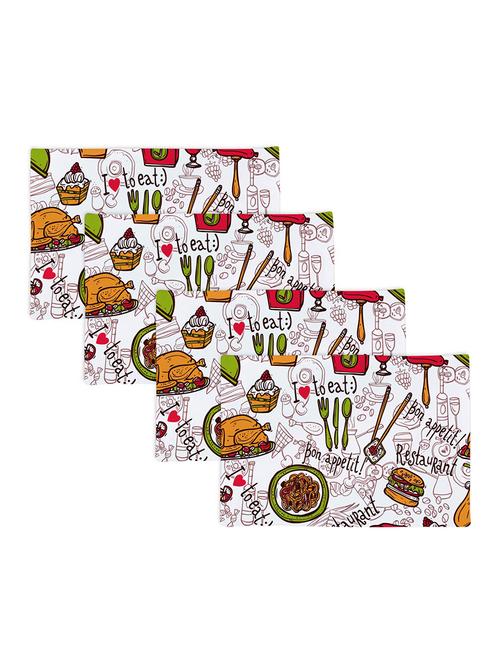 set of printed dining table placemats - 18562313 - Very Small Image - 1