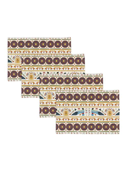 set of printed dining table placemats - 18562342 - Very Small Image - 1
