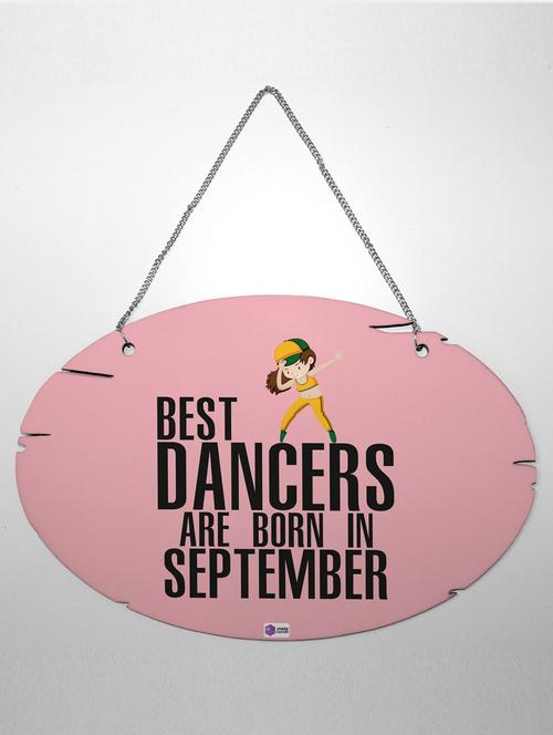 bloggers are born in august printed wall hanging board birthday gift (oval shape)| - 18564076 - Very Small Image - 1