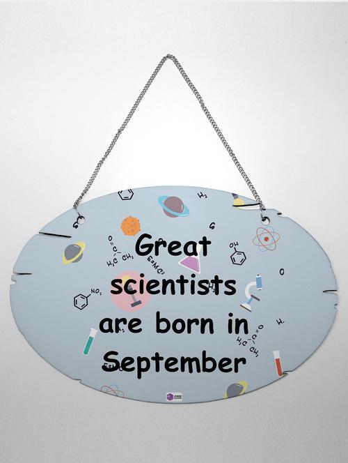 bloggers are born in august printed wall hanging board birthday gift (oval shape)| - 18564083 - Very Small Image - 1