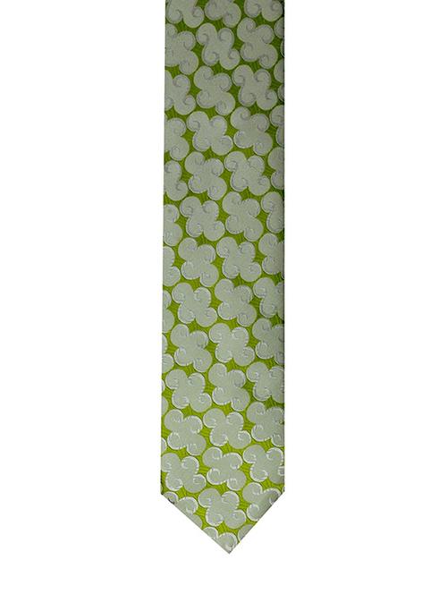 tiekart men green tie polyester ty - 18564568 - Very Small Image - 1