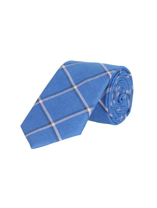 men checkered semi wool ties - 18564732 - Very Small Image - 1