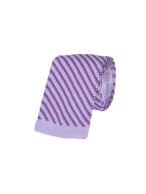 men purple knitted ty - 18564755 - Very Small Image - 1