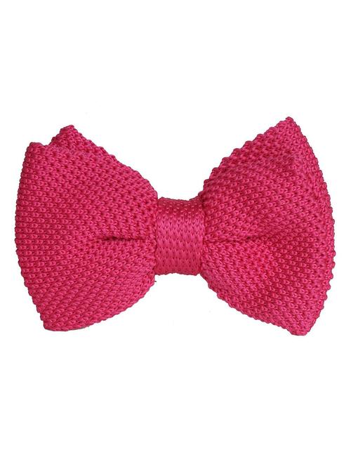 pink knitted bow tie - 18564989 - Very Small Image - 1