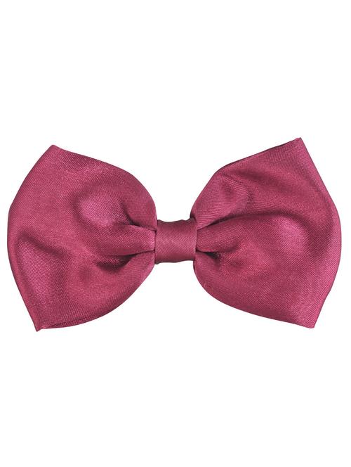 maroon polyester bow tie - 18565060 - Very Small Image - 1