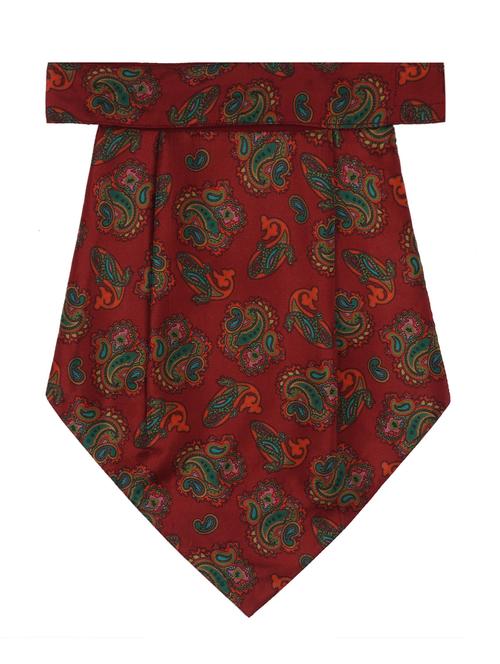 men printed silk tie - 18565165 - Very Small Image - 1