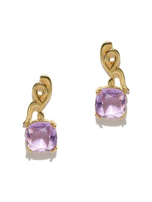 gold brass studs earring - 18565622 - Very Small Image - 1