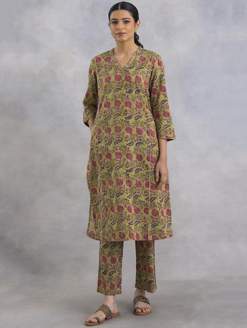 women's straight kurta - 18566128 - Very Small Image - 1