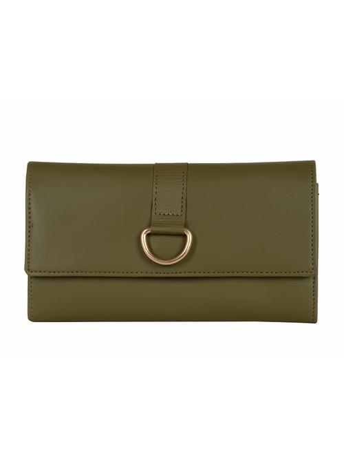olive green pvc wallet - 18566636 - Very Small Image - 1