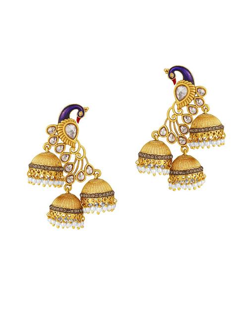 gold plated earring - 18567060 - Very Small Image - 1