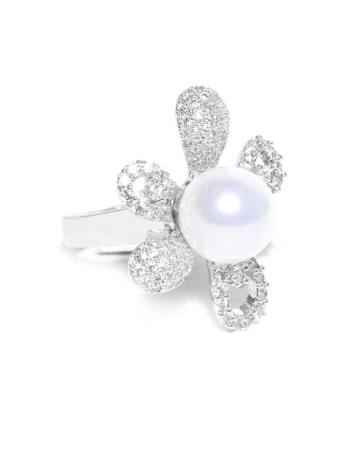 silver plated finger ring - 18567396 - Very Small Image - 1