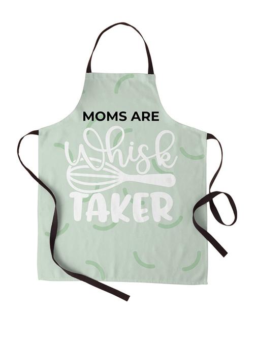 moms are whisk taker printed canvas cotton kitchen apron for women/men (55 cms x 81 cms) - 18567735 - Very Small Image - 1