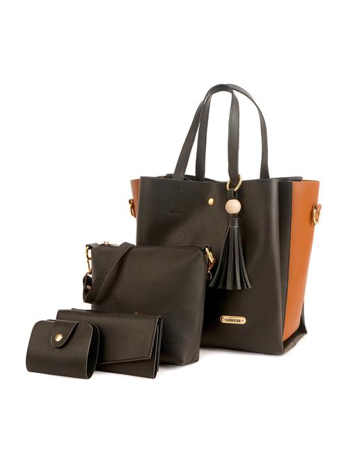 color block regular hand bag combo - 18568312 - Very Small Image - 1