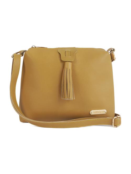 olive solid regular sling bag - 18568314 - Very Small Image - 1