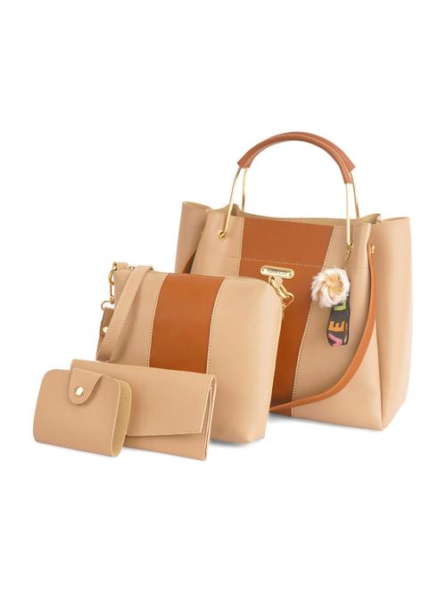 color block regular hand bag combo - 18568317 - Very Small Image - 1