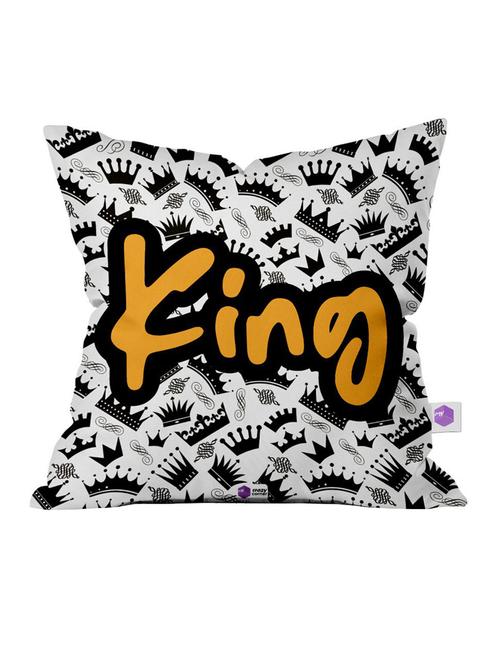 crazy corner white printed cushion ( 12 x 12 inches ) - 18568906 - Very Small Image - 1