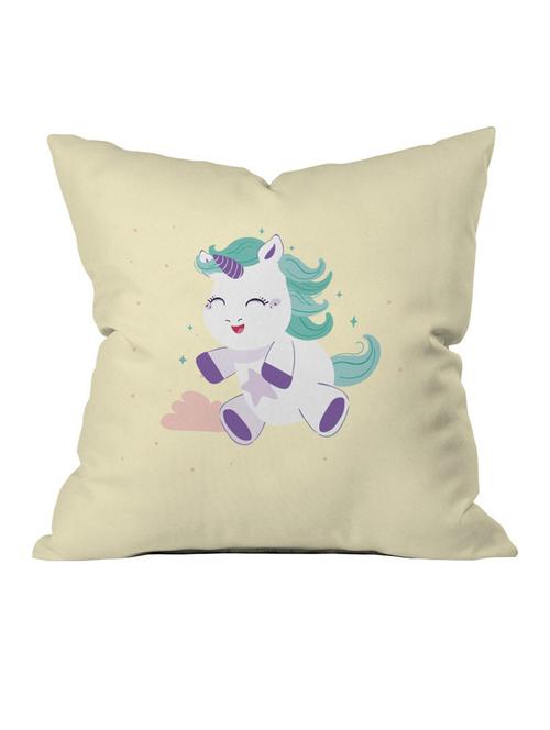 crazy corner yellow printed cushion ( 12 x 12 inches ) - 18568992 - Very Small Image - 1