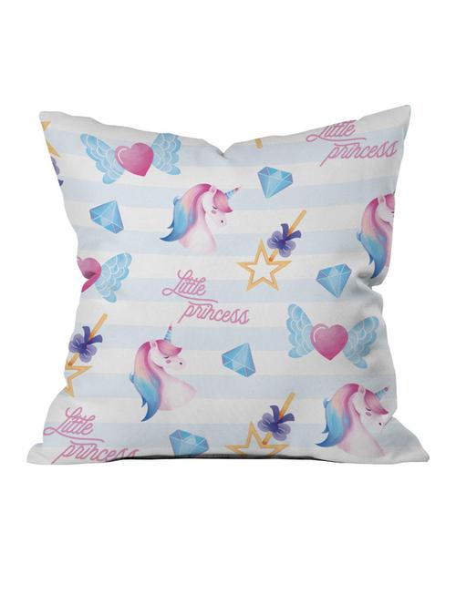 crazy corner white printed cushion ( 12 x 12 inches ) - 18568993 - Very Small Image - 1