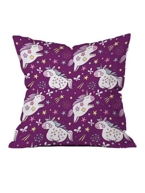 crazy corner purple printed cushion ( 12 x 12 inches ) - 18568994 - Very Small Image - 1