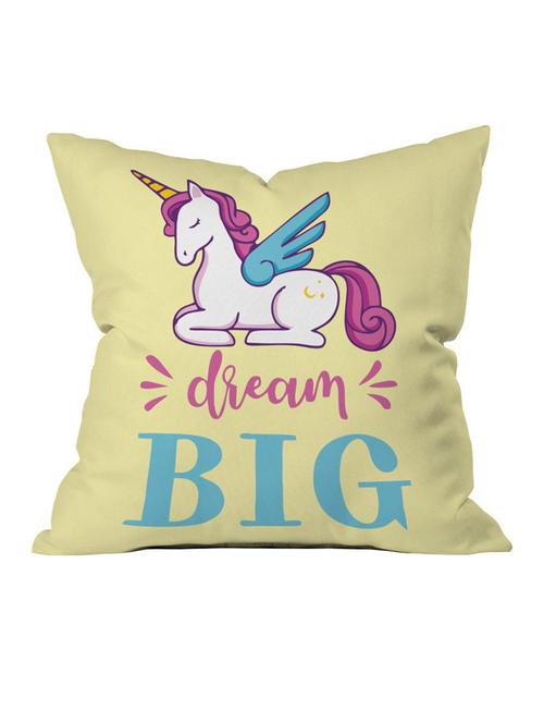 crazy corner yellow printed cushion ( 12 x 12 inches ) - 18568997 - Very Small Image - 1