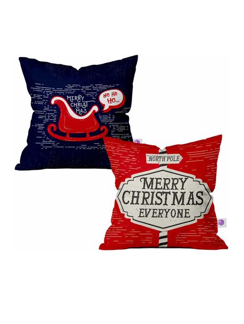 printed square cushion cover set - 18569025 - Very Small Image - 1