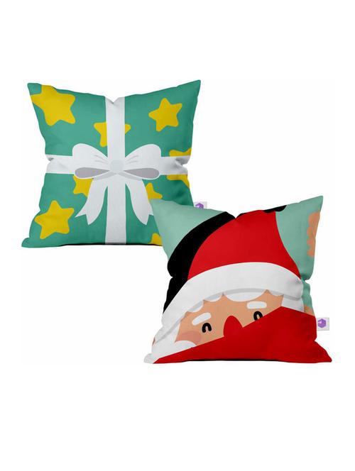 printed square cushion cover set - 18569031 - Very Small Image - 1