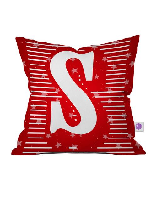crazy corner red printed cushion ( 12 x 12 inches ) - 18569075 - Very Small Image - 1