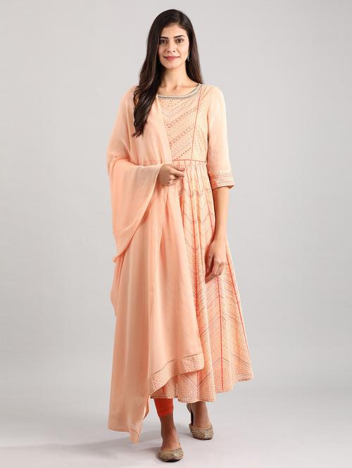 floral kurta legging set with dupatta - 18569382 - Very Small Image - 1