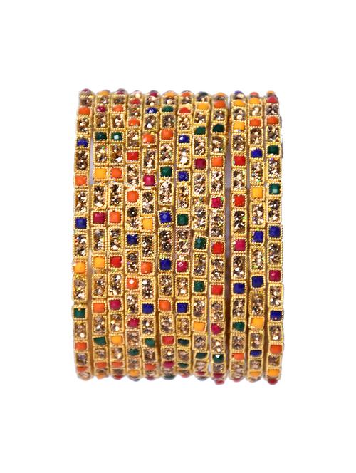 multi colored glass bangle - 18569982 - Very Small Image - 1
