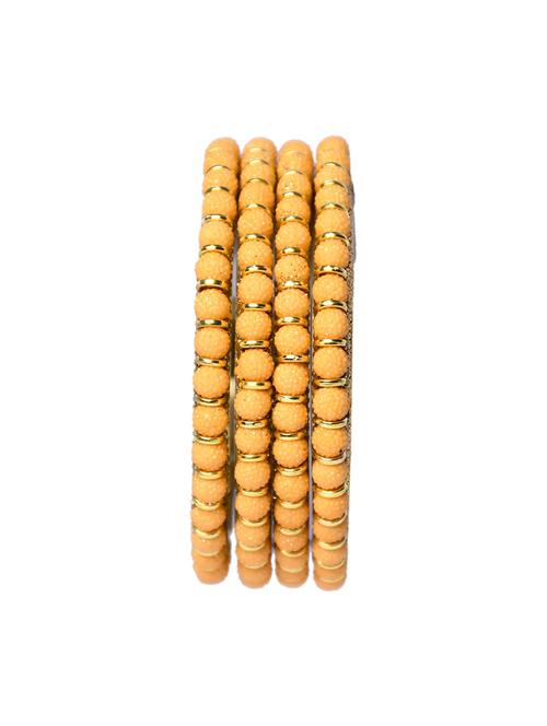 yellow glass bangle - 18570005 - Very Small Image - 1