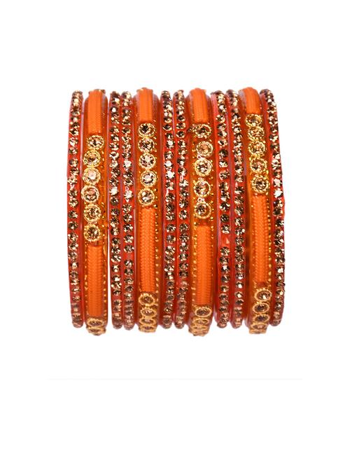 orange glass bangle - 18570135 - Very Small Image - 1