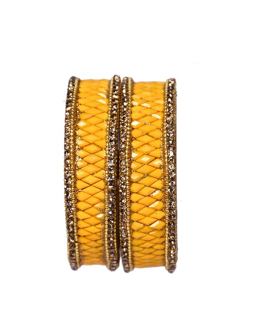yellow glass bangle - 18570188 - Very Small Image - 1