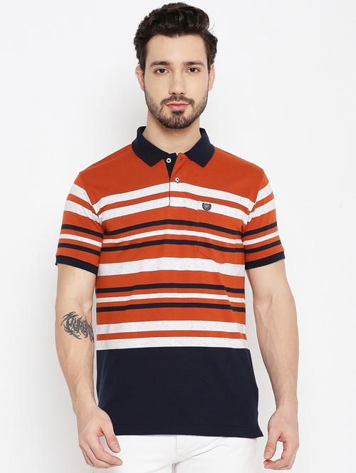 multi colored striped polo t-shirt - 18570282 - Very Small Image - 1