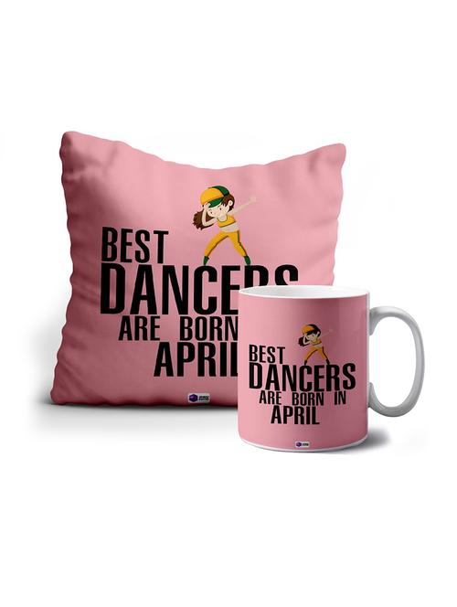 best dancers are born in april printed birthday gift combo - 18571042 - Very Small Image - 1