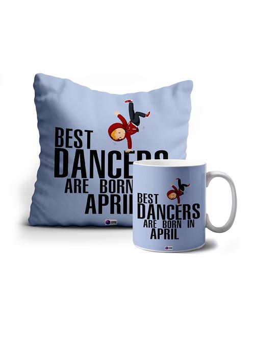dancers are born in april printed birthday gift combo - 18571043 - Very Small Image - 1