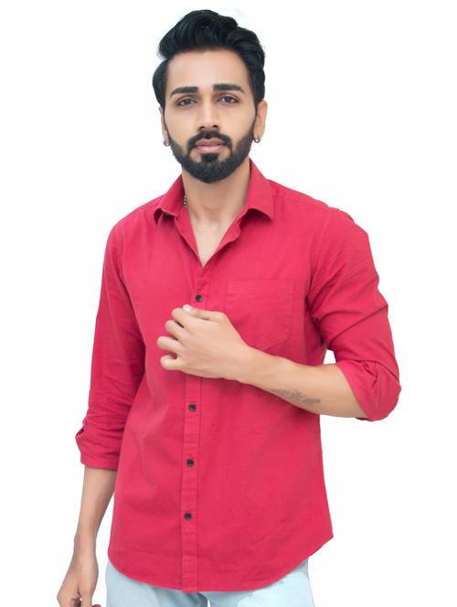 solid casual shirt - 18573329 - Very Small Image - 1