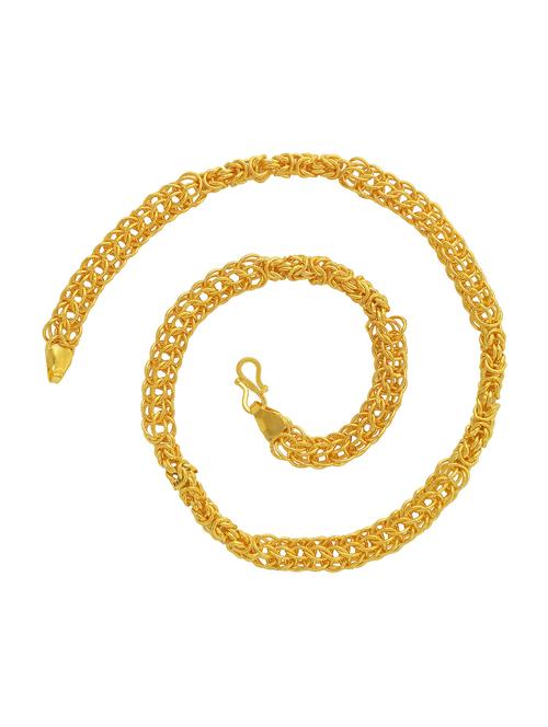 gold plated chain necklace - 18573455 - Very Small Image - 1