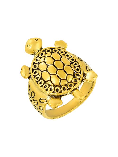 gold plated finger ring - 18573611 - Very Small Image - 1