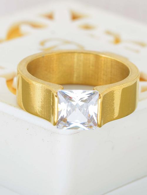 gold plated finger ring - 18573839 - Very Small Image - 1